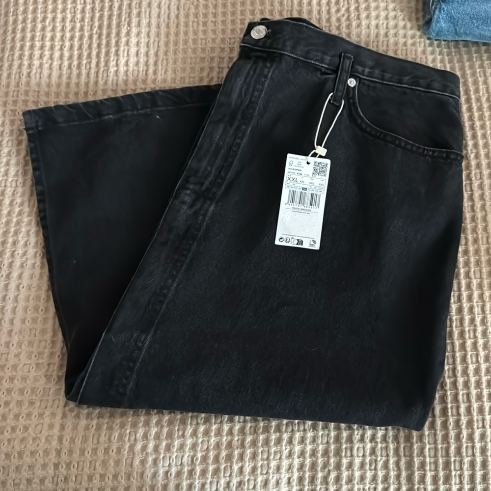 Midi denim skirt